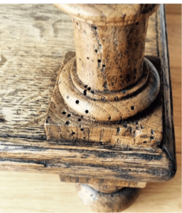 meuble ancien contamine par vrillettes