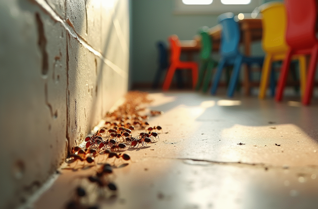 Prévention des infestations de fourmis dans les écoles